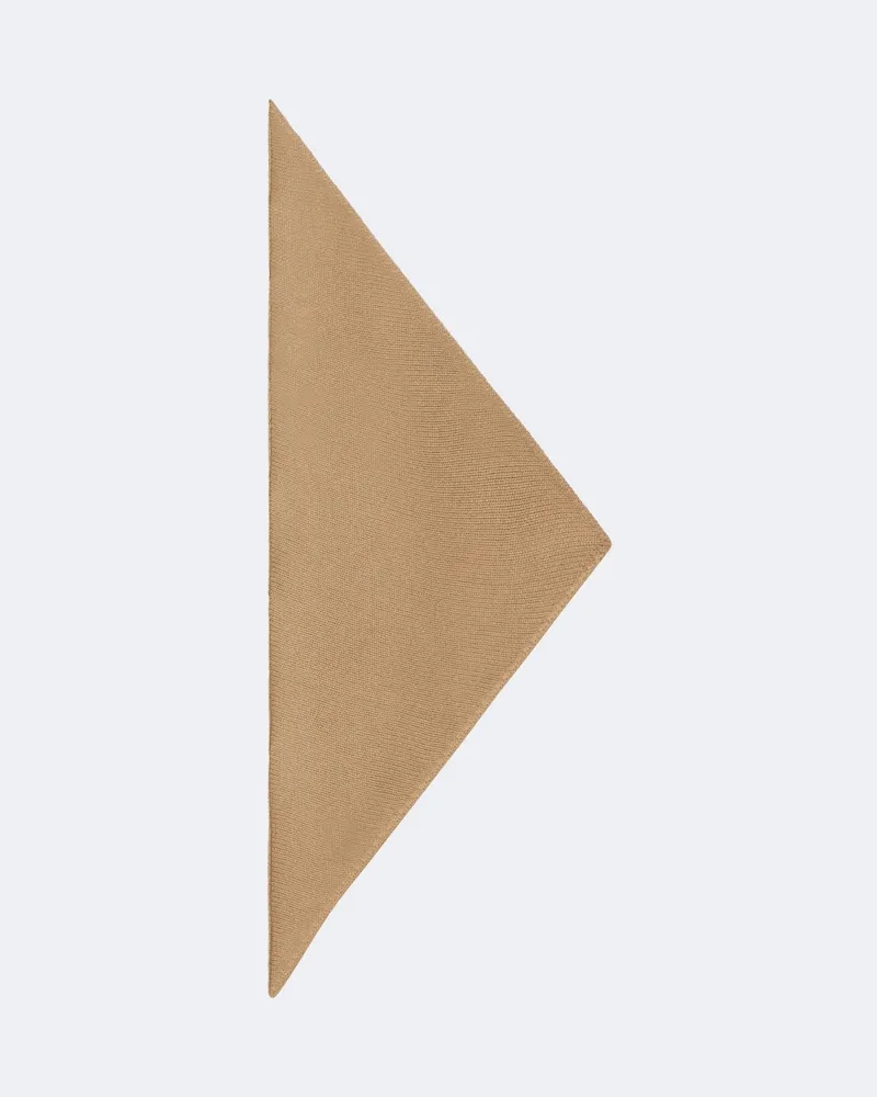 Yves Salomon Schal aus Kaschmir Beige
