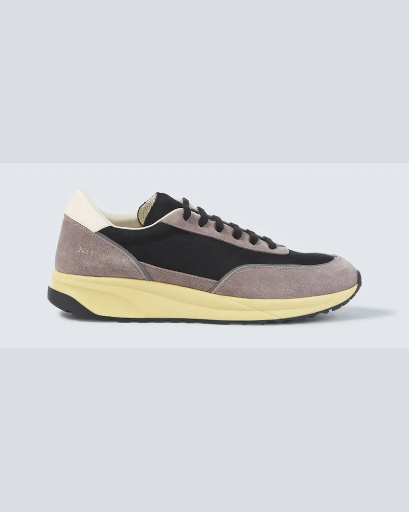 Common Projects Sneakers Track Classic mit Veloursleder Grau