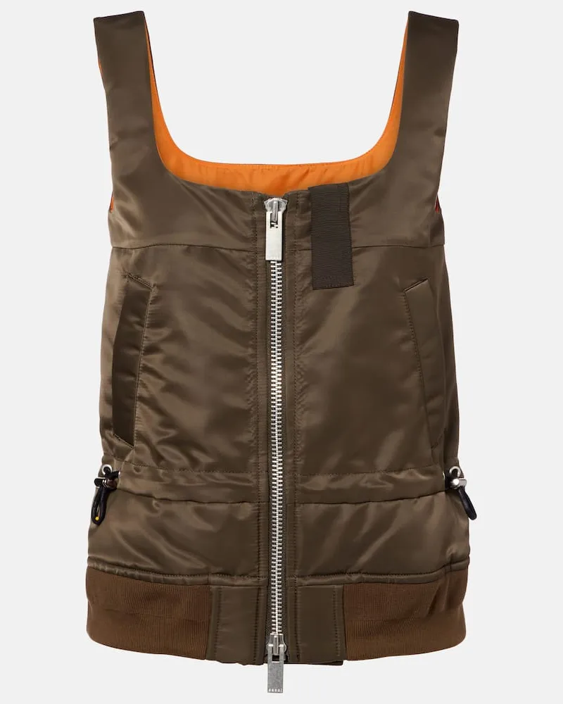 Sacai Top Grün