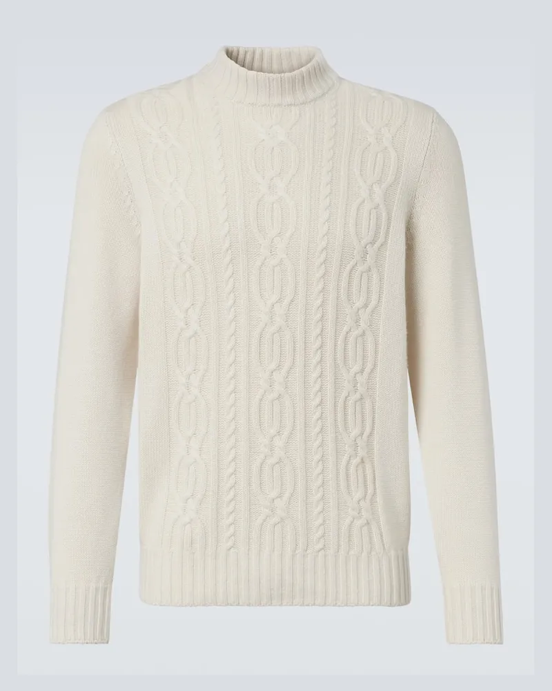 Brunello Cucinelli Pullover aus Kaschmir Weiß