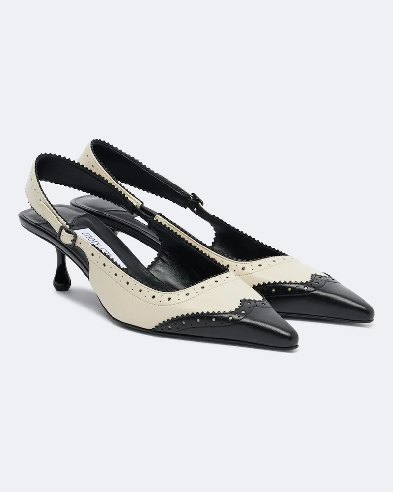 Jimmy Choo Slingback-Pumps Amel aus Leder Multicolor