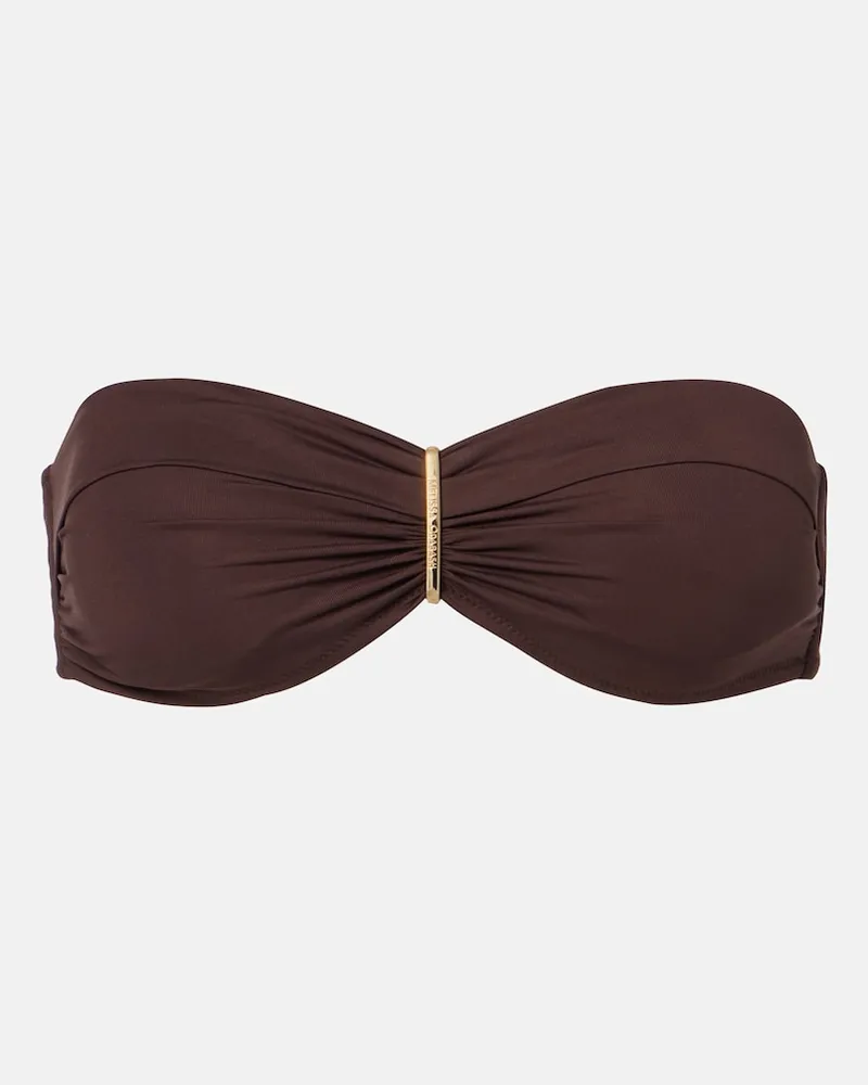 Melissa Odabash Bikini-Oberteil Positano Braun
