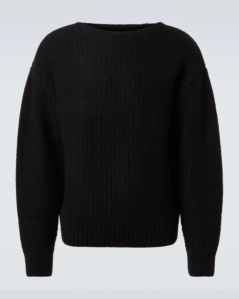 Visvim Pullover aus Wolle und Mohair Schwarz