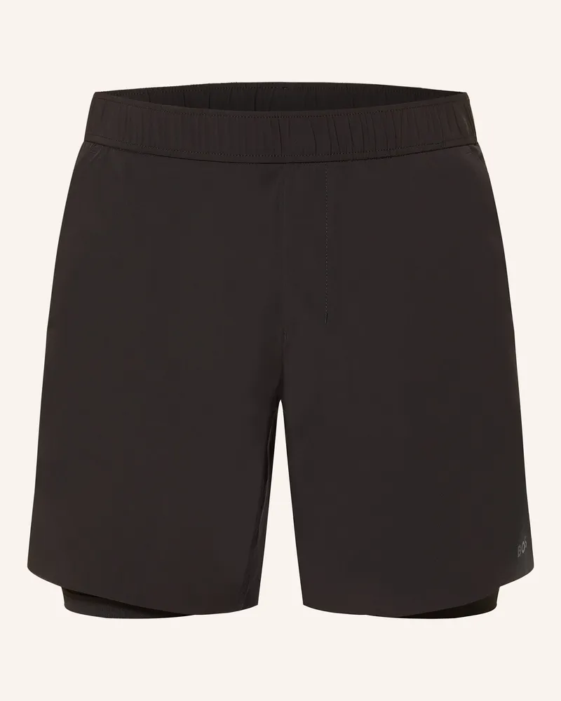 HUGO BOSS Golfshorts Active Move schwarz Schwarz