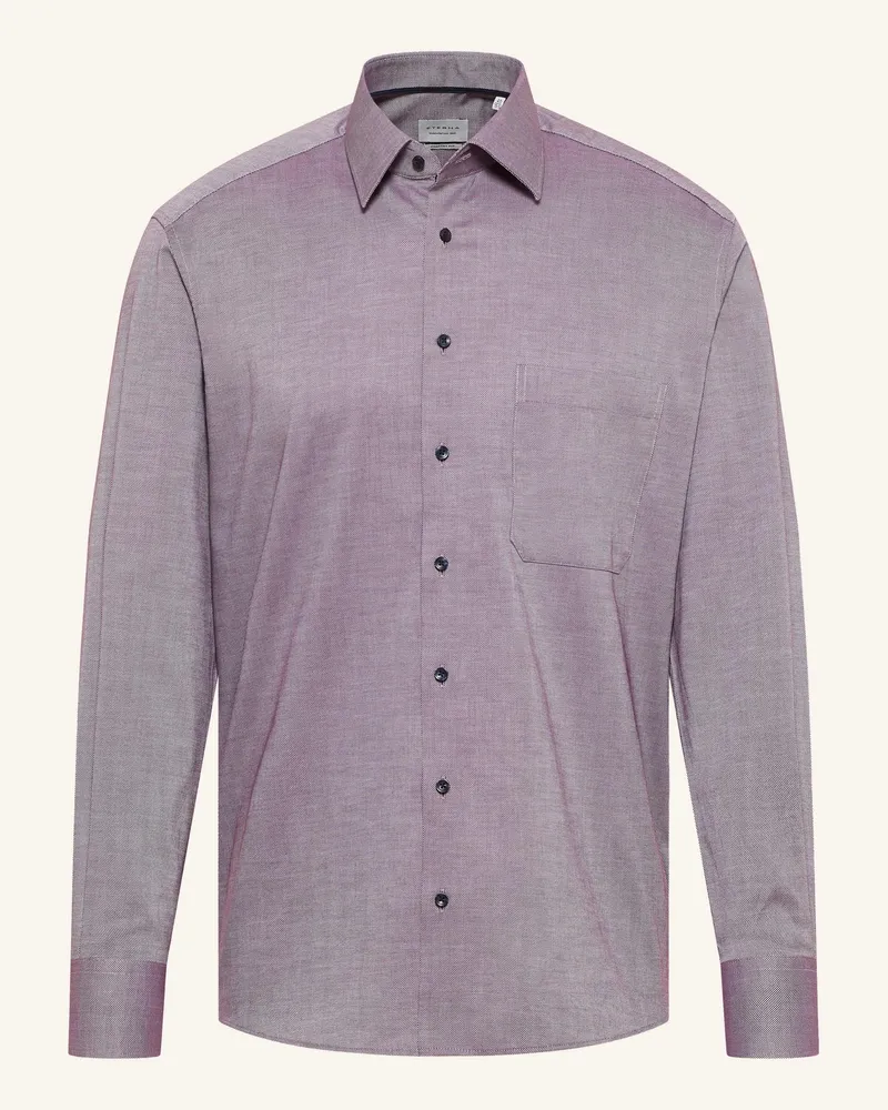 Eterna Piqué-Hemd Comfort Fit Rot
