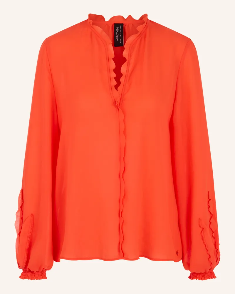 Marc Cain Blusenshirt Mit Rüschen rot Rot