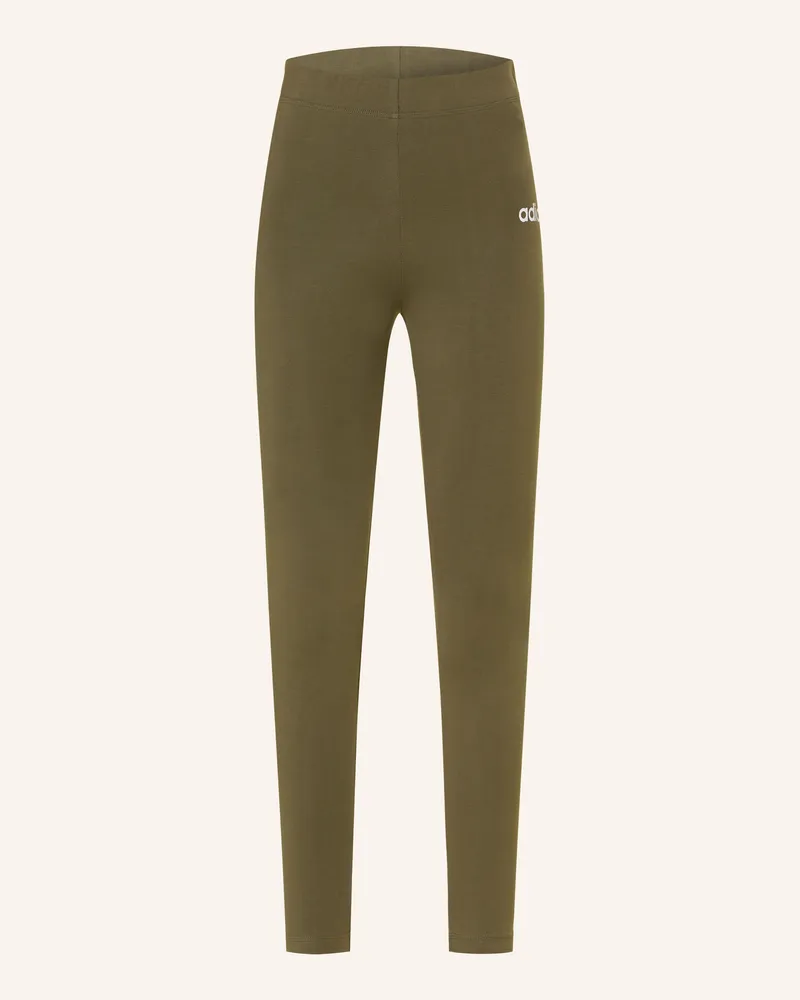 adidas Leggings ESSENTIALS LINEAR Oliv