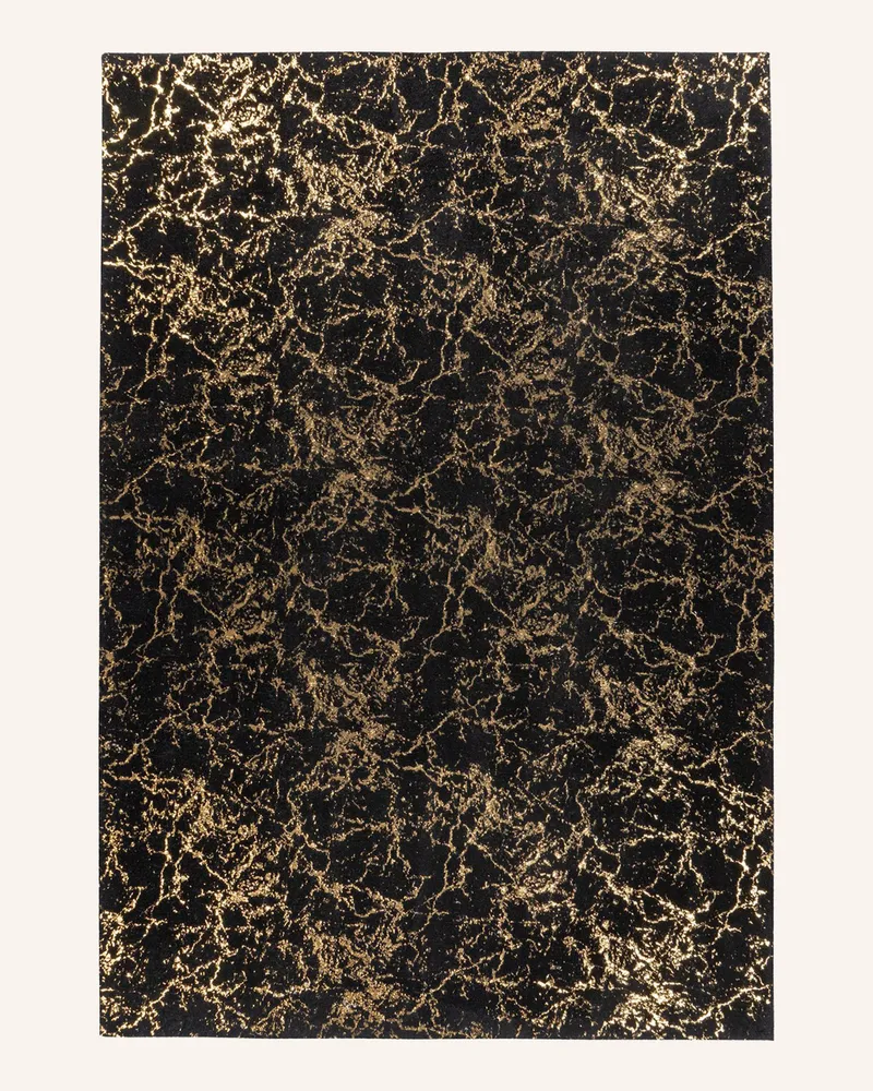 Kayoom Hochflor Teppich BIJOU 225 Schwarz