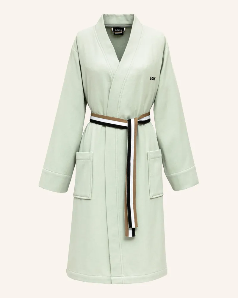 HUGO BOSS Bademantel Blinea gruen Grün