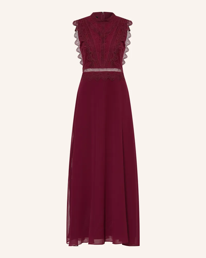 Apart Abendkleid mit Spitze Dunkelrot
