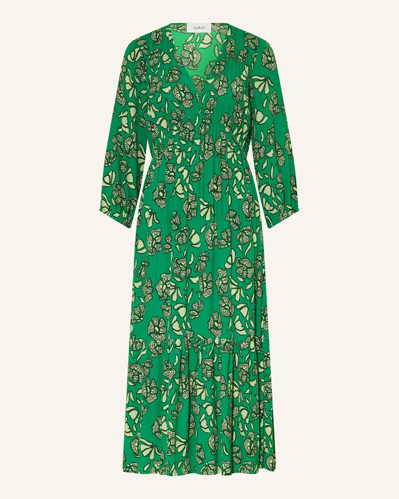 ba&sh Kleid AFERAE mit 3/4-Arm Grün