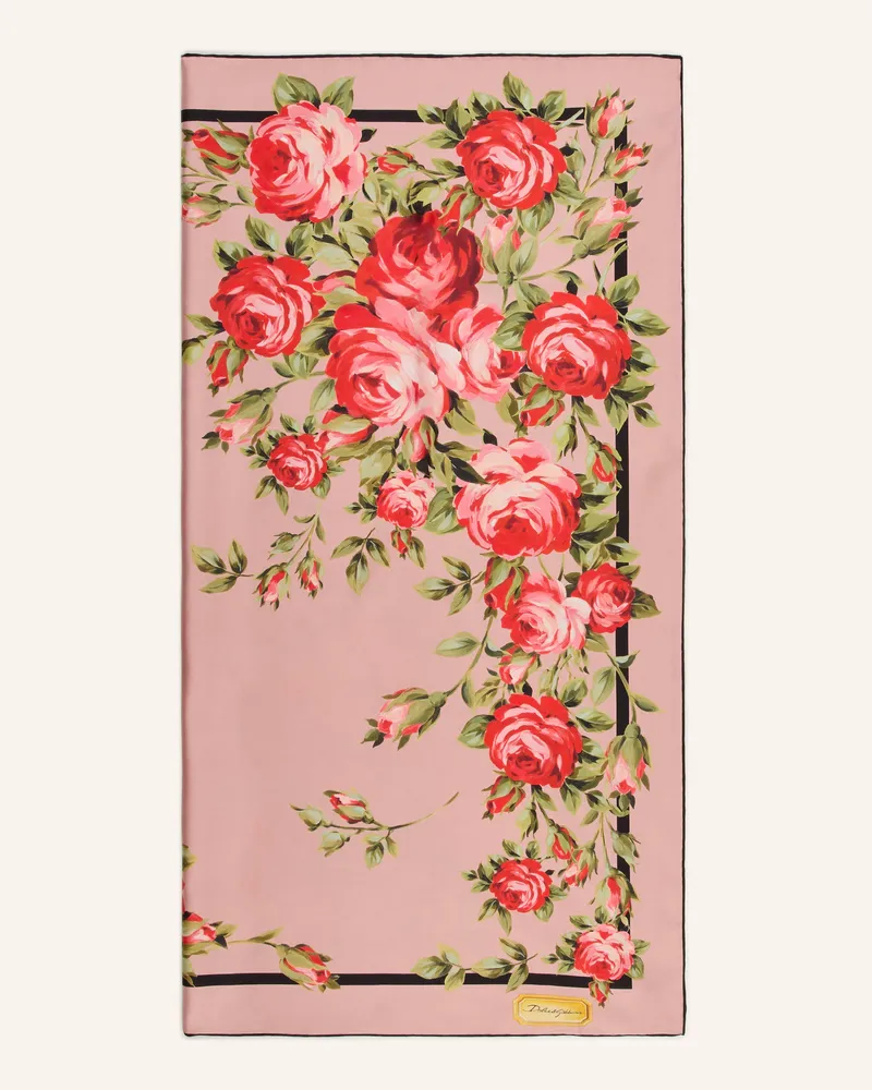 Dolce & Gabbana Seidentuch rosa Altrosa
