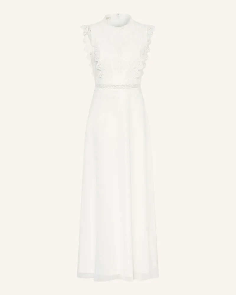 Apart Abendkleid Mit Spitze weiss Ecru