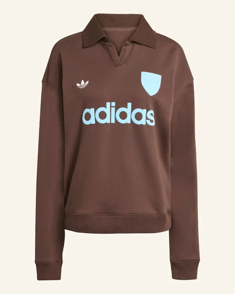 adidas FUSSBALL GRAFIK SWEATSHIRT Braun