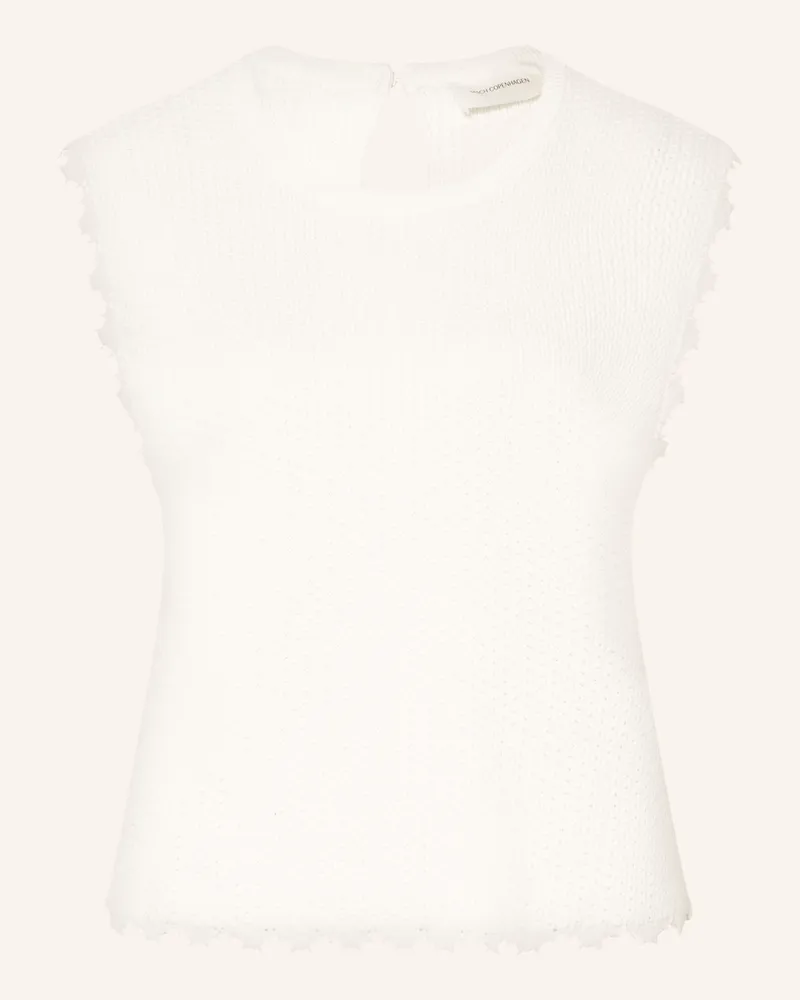 MOSS COPENHAGEN Stricktop Mschmamie beige Creme