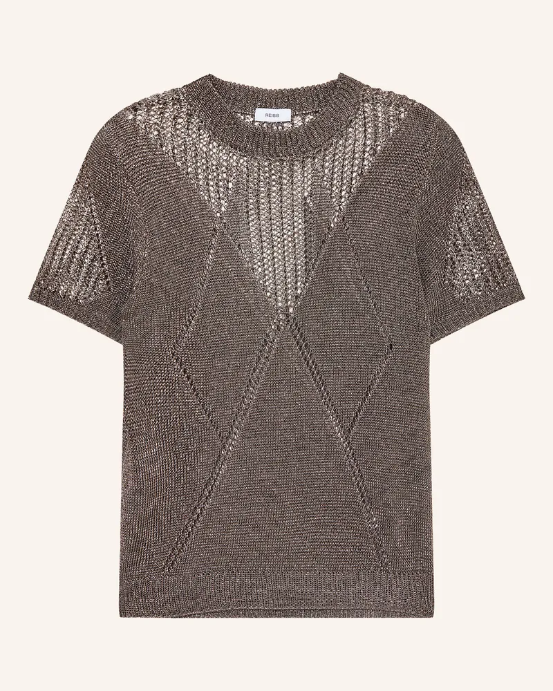 Reiss Strickshirt Tamsin Mit Glitzergarn grau Dunkelgrau