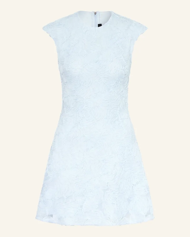 ROTATE Birger Christensen Mesh-Kleid Hellblau