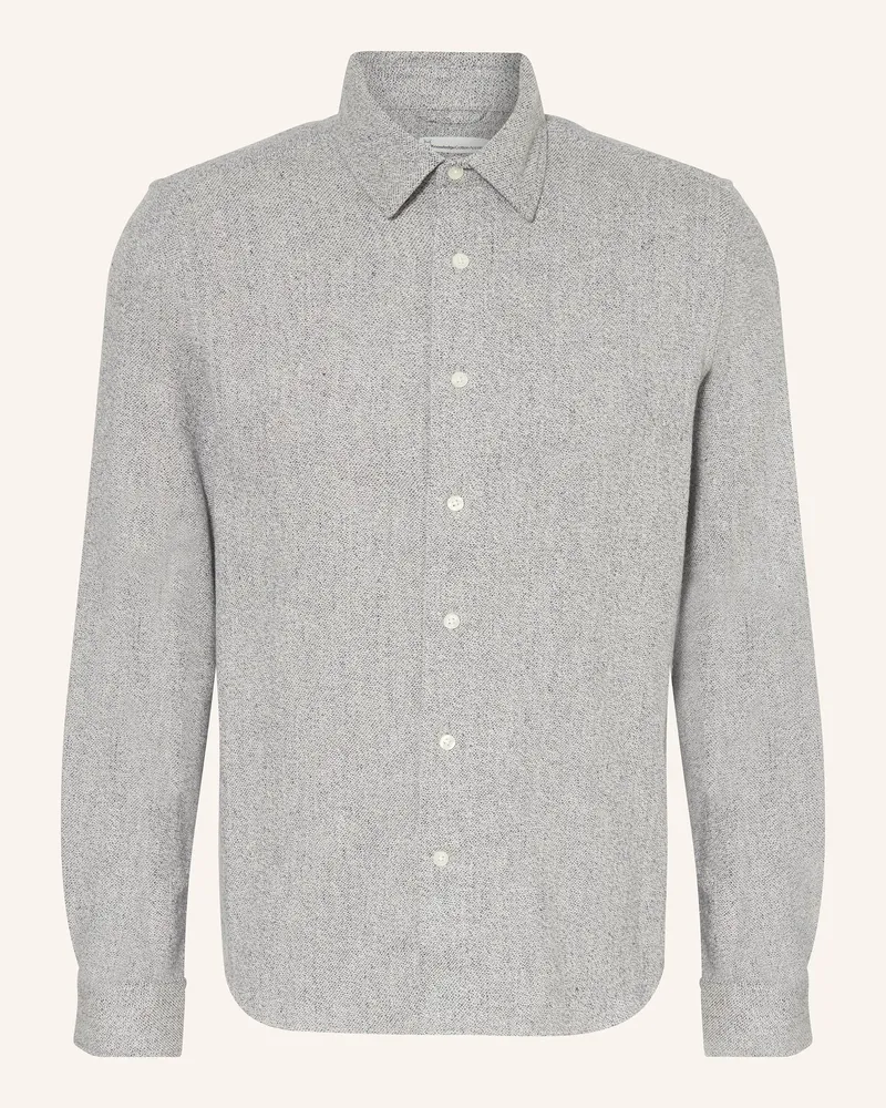 Knowledge Cotton Apparel Outdoor-Hemd Regular Fit Grau