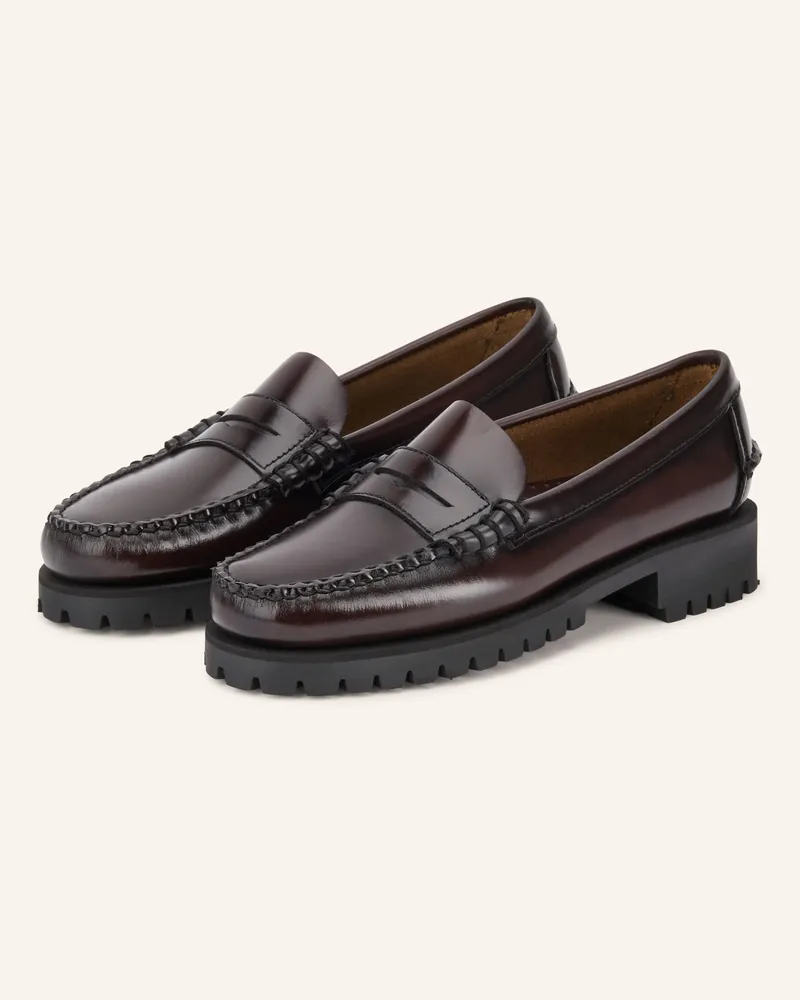 Sebago Penny-Loafer Dan Lug rot Dunkelrot
