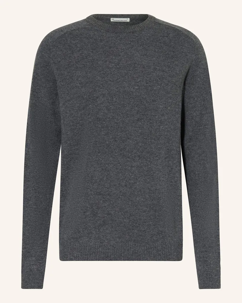 Knowledge Cotton Apparel Pullover Grau