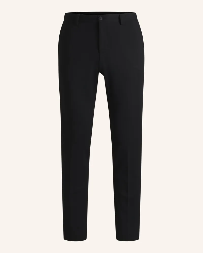 HUGO BOSS Business Hose P-GENIUS-J-CW-WG-251 Slim Fit Schwarz