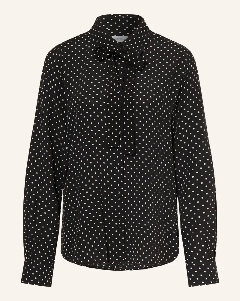 Seidensticker Hemdbluse Mit Abnehmbarer Schluppe schwarz Schwarz