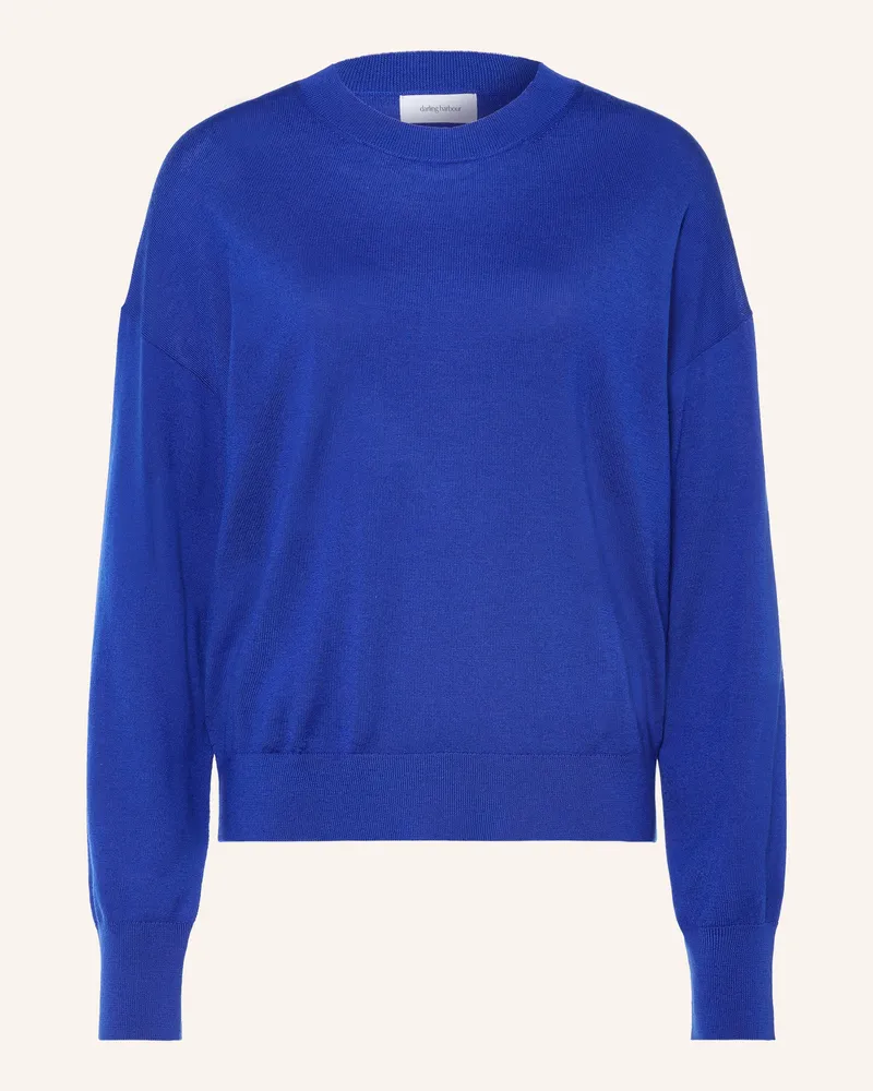 Darling Harbour Pullover Aus Merinowolle blau Cobalt