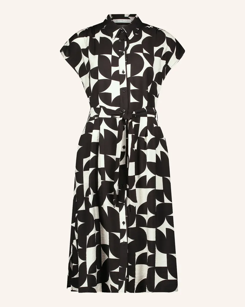 Betty Barclay Hemdblusenkleid schwarz Schwarz