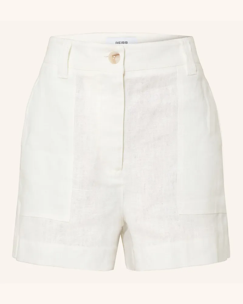 Reiss Leinenshorts Ashby weiss Weiss