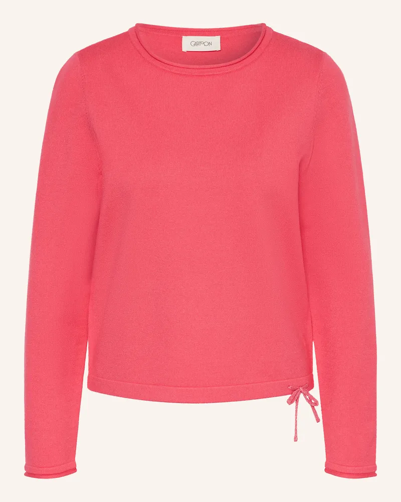 Cartoon Pullover pink Hellrot