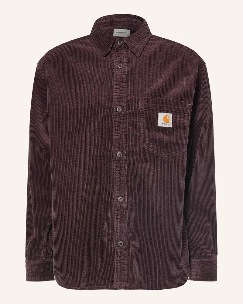 Carhartt WIP Overjacket Aus Cord rot Dunkelrot