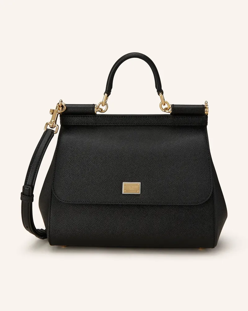 Dolce & Gabbana Handtasche Sicily Large schwarz Schwarz