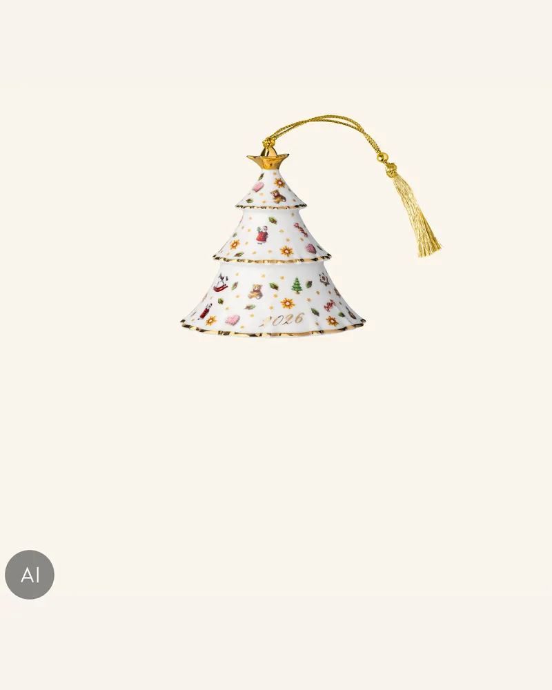 Villeroy & Boch Ornament Weihnachtsbaum 2026 Christmas Classics gold Gold