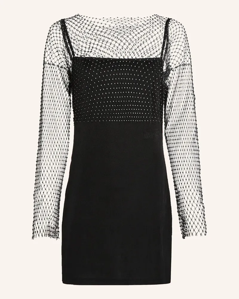 Karl Lagerfeld Kleid schwarz Schwarz