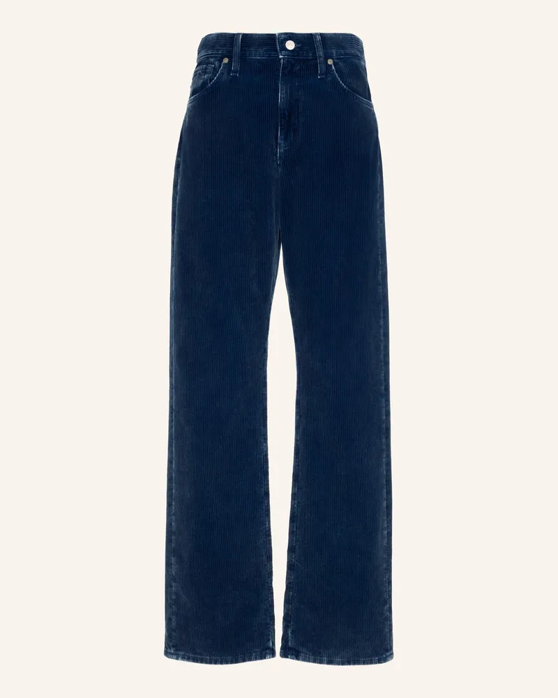 7 for all mankind Jeans TESS TROUSER Wide Leg Fit Blau