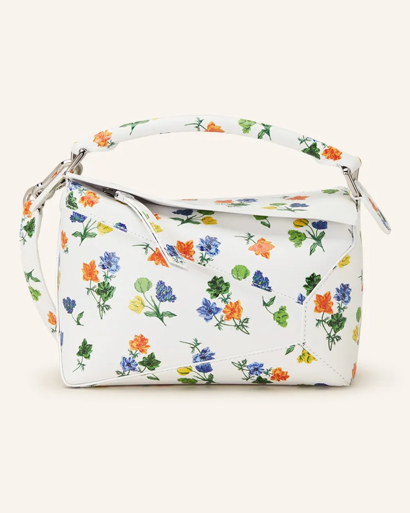 Loewe Handtasche PUZZLE EDGE SMALL Weiss
