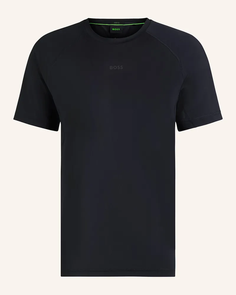 HUGO BOSS T-Shirt Active schwarz Schwarz