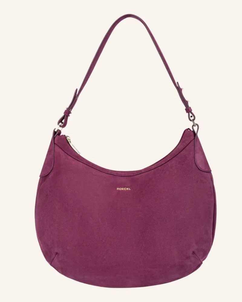 Roeckl Schultertasche LIBERTY NUBUK SMALL Lila