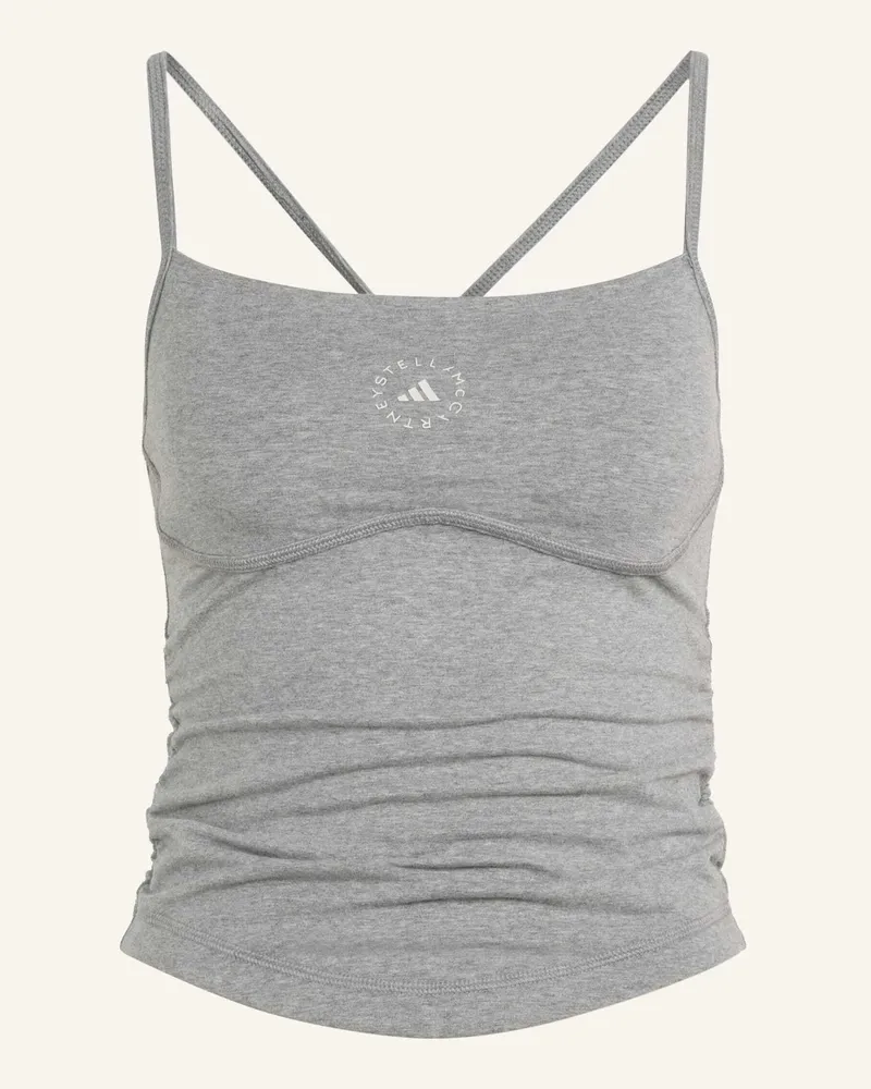adidas Adidas By Stella Mccartney Studio Crop-Top grau Braun
