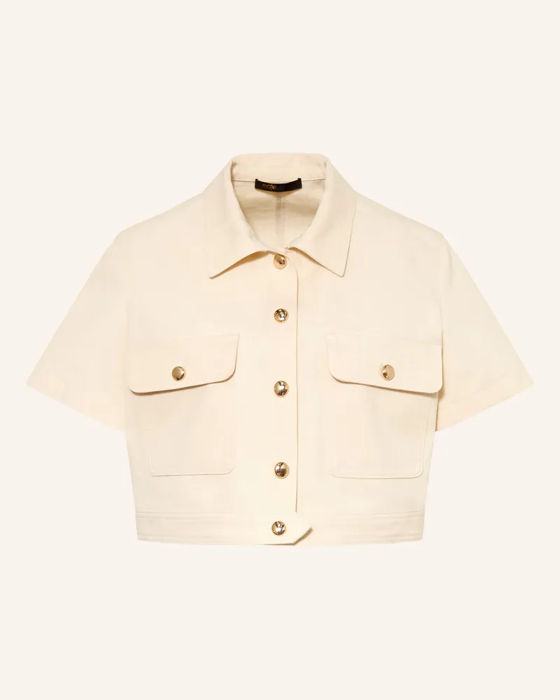 Maje Kastenjacke beige Ecru
