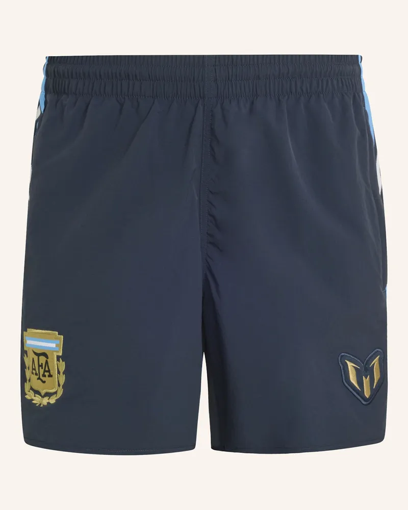 adidas Argentinien Messi 26 Shorts blau Blau