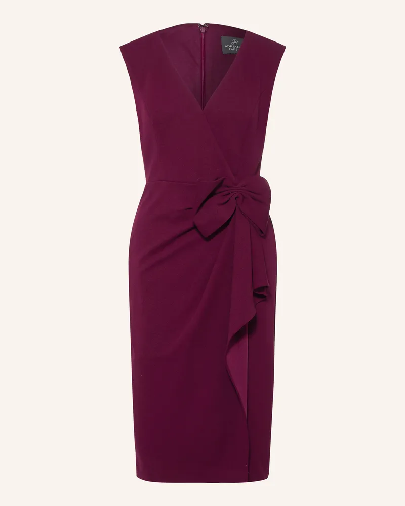Adrianna Papell Cocktailkleid Mit Volants rot Dunkelrot