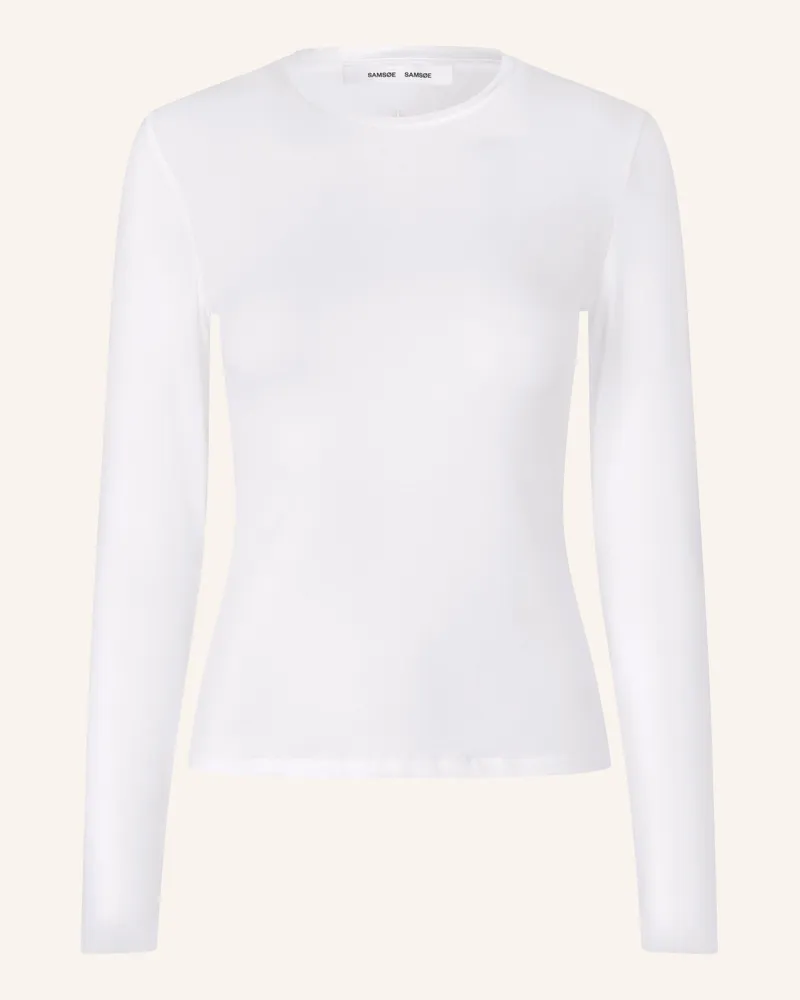 Samsøe & Samsøe Longsleeve Saesme weiss Weiss
