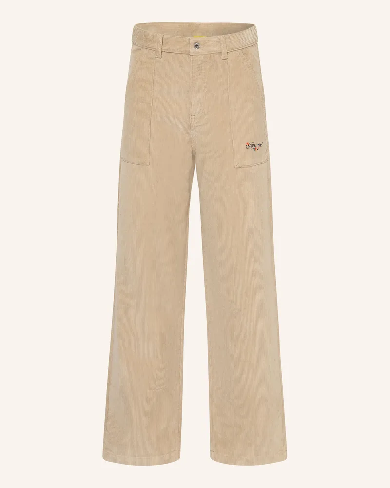 OFF-WHITE Cordhose beige Beige