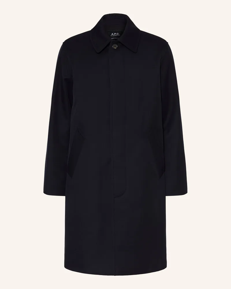 A.P.C. Blazermantel Mac Hugo blau Dunkelblau