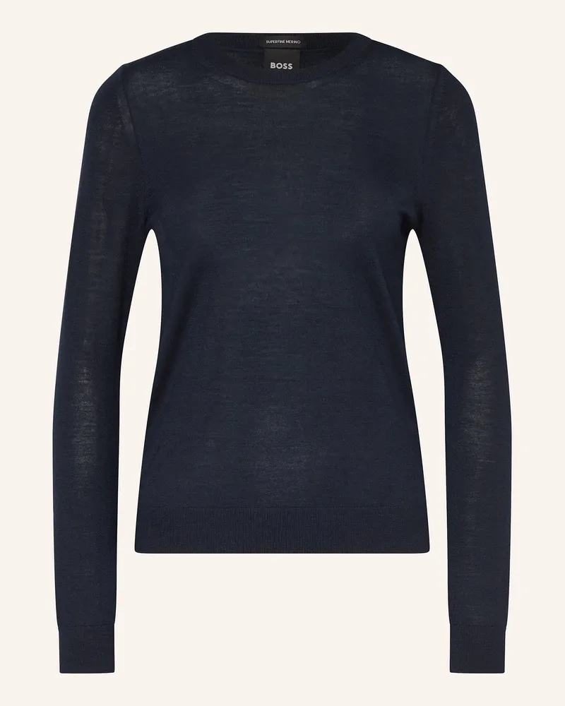 HUGO BOSS Pullover FERPINA Dunkelblau