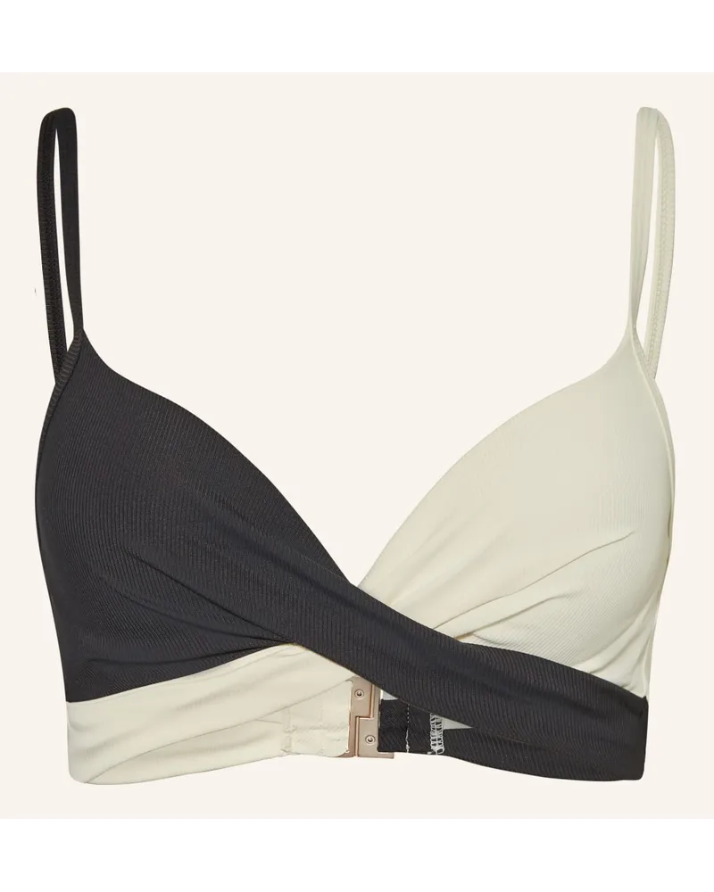 Beachlife Bügel-Bikini-Top VANILLA & BLACK Schwarz