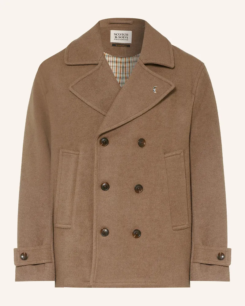 Scotch&Soda Cabanmantel braun Taupe