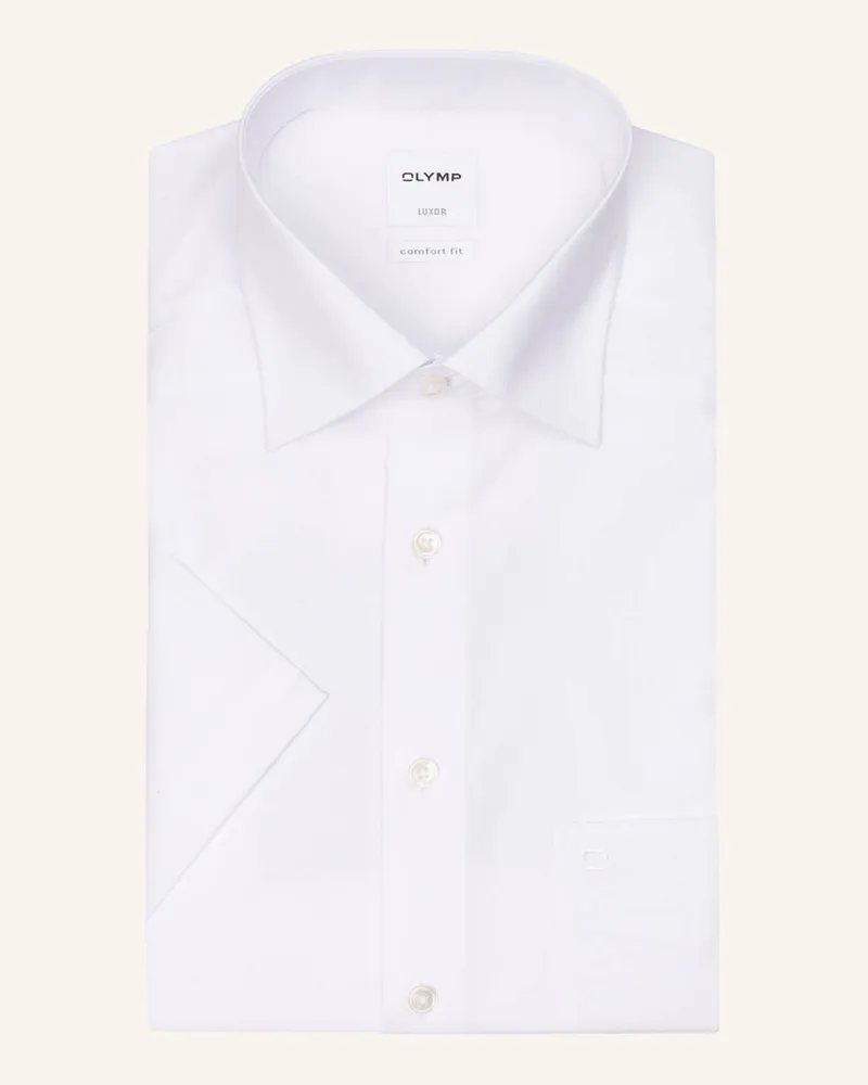 Olymp Kurzarm-Hemd Luxor comfort fit Weiss