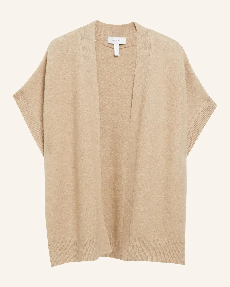 COMMA Strickjacke beige Beige